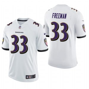 Devonta Freeman Baltimore Ravens White Vapor Limited Nike Jersey