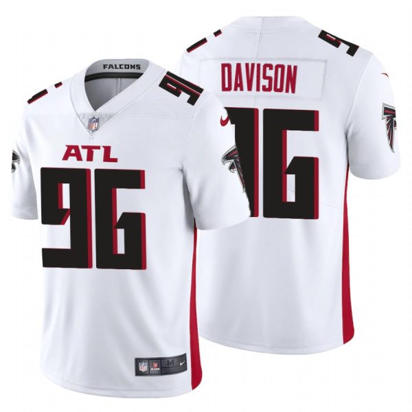 Tyeler Davison Atlanta Falcons Vapor Limited White Nike Jersey