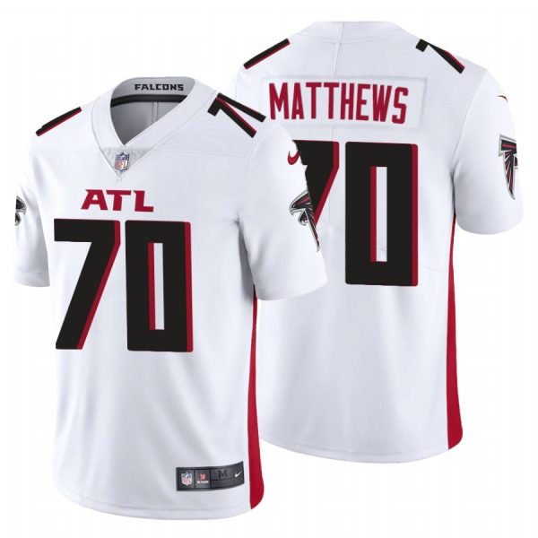 Jake Matthews Atlanta Falcons Vapor Limited White Nike Jersey