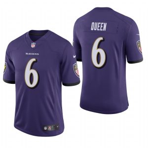 Patrick Queen Baltimore Ravens Purple Vapor Limited Nike Jersey