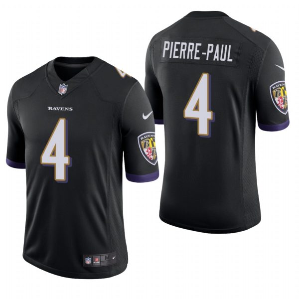 Jason Pierre-Paul Baltimore Ravens Black Vapor Limited Nike Jersey