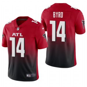 Damiere Byrd Falcons Red Vapor Limited Nike Jersey