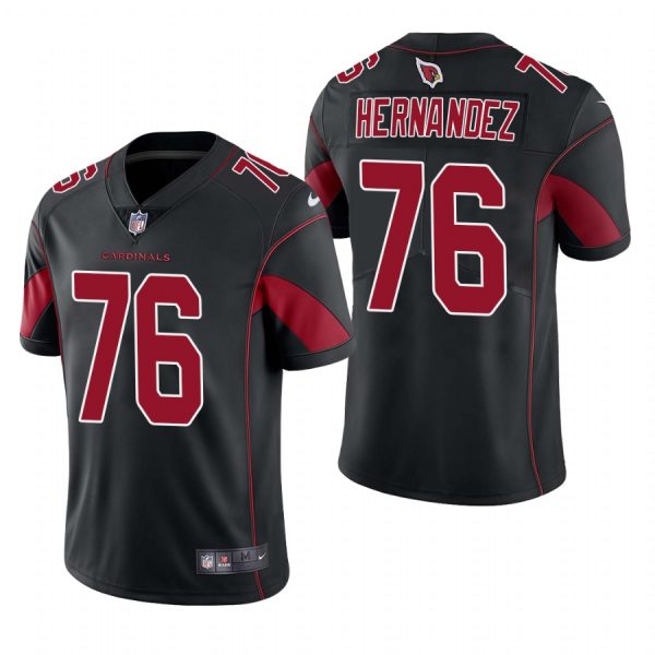 Will Hernandez Arizona Cardinals Black Alternate Vapor Limited Nike Jersey