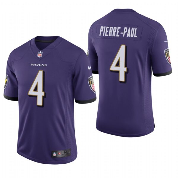 Jason Pierre-Paul Baltimore Ravens Purple Vapor Limited Nike Jersey