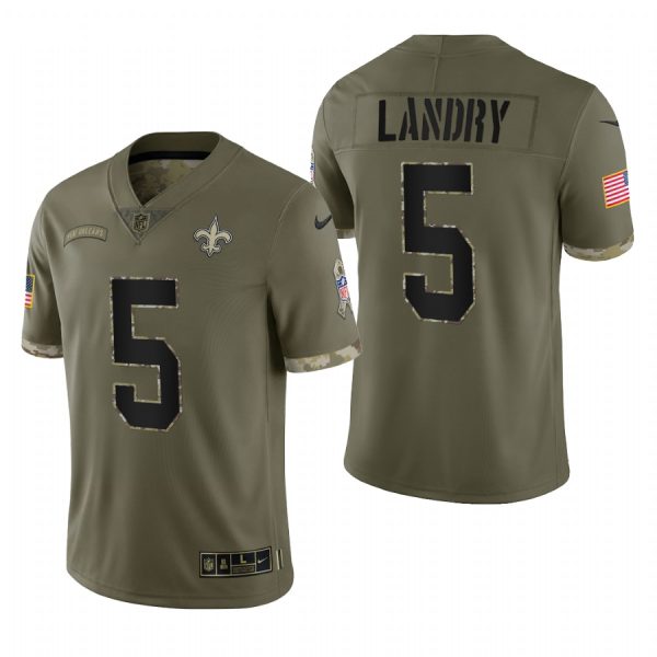 Jarvis Landry New Orleans Saints Olive 2022 Salute To Service Limited Jersey
