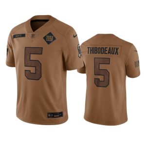 Kayvon Thibodeaux New York Giants Brown 2023 Salute To Service Limited Jersey