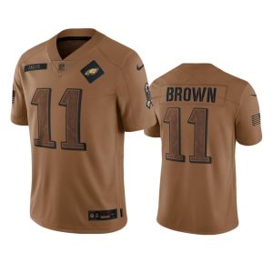 A.J. Brown Philadelphia Eagles Brown 2023 Salute To Service Limited Jersey