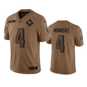 Taylor Heinicke Atlanta Falcons Brown 2023 Salute To Service Limited Jersey