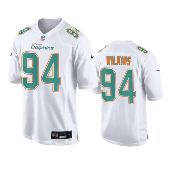Christian Wilkins Miami Dolphins White Fashion Game Jersey
