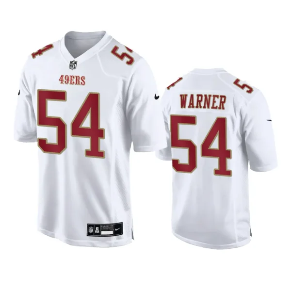 Fred Warner San Francisco 49ers Tundra White Fashion Game Jersey