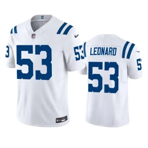Darius Leonard Indianapolis Colts White Vapor F.U.S.E. Limited Jersey