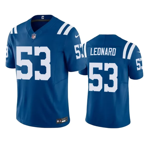 Darius Leonard Indianapolis Colts Royal Vapor F.U.S.E. Limited Jersey