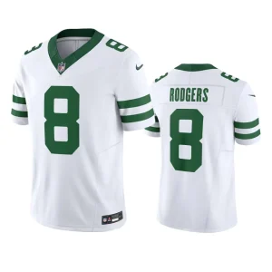 Aaron Rodgers New York Jets White Legacy Limited Jersey