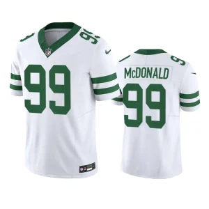 Will McDonald New York Jets White Legacy Limited Jersey