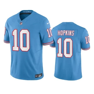 DeAndre Hopkins Tennessee Titans Light Blue Oilers Throwback Limited Jersey