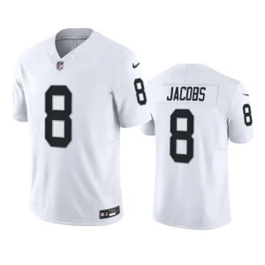 Josh Jacobs Las Vegas Raiders White 2023 Vapor F.U.S.E. Limited Jersey - Men's