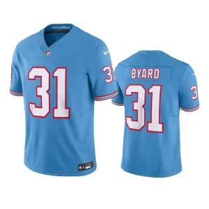 Kevin Byard Tennessee Titans Light Blue Oilers Throwback Limited Jersey