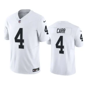 Derek Carr Las Vegas Raiders White Vapor F.U.S.E. Limited Jersey