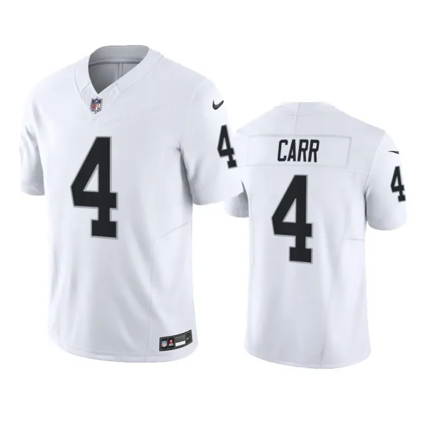 Derek Carr Las Vegas Raiders White Vapor F.U.S.E. Limited Jersey