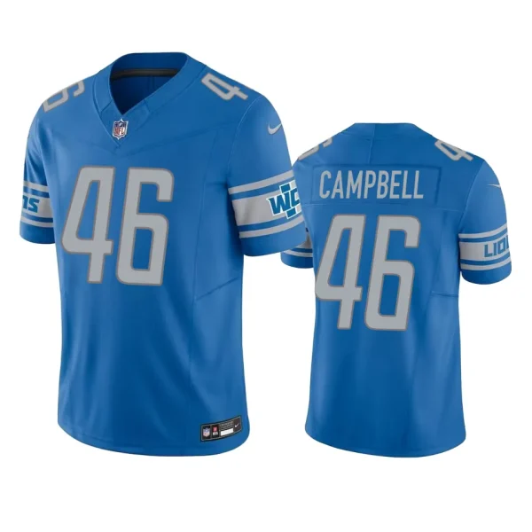 Jack Campbell Detroit Lions Blue Vapor F.U.S.E. Limited Jersey