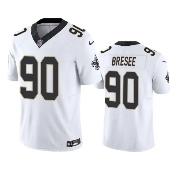 Bryan Bresee New Orleans Saints White Vapor F.U.S.E. Limited Jersey