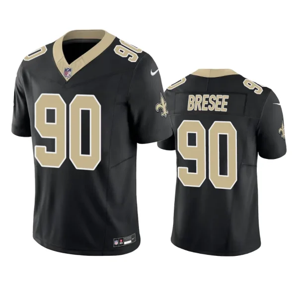 Bryan Bresee New Orleans Saints Black Vapor F.U.S.E. Limited Jersey
