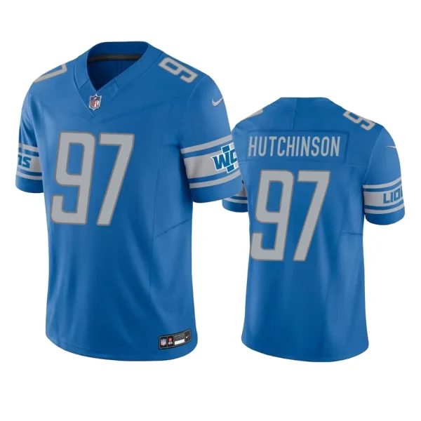 Aidan Hutchinson Detroit Lions Blue Vapor F.U.S.E. Limited Jersey - Men's